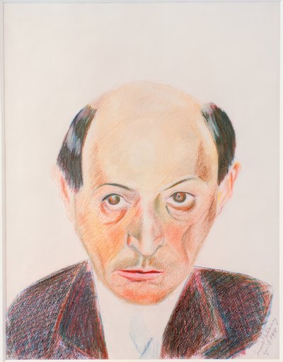 自画像 作： Arnold Schönberg