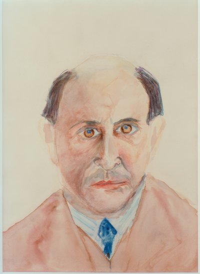 自画像 作： Arnold Schönberg