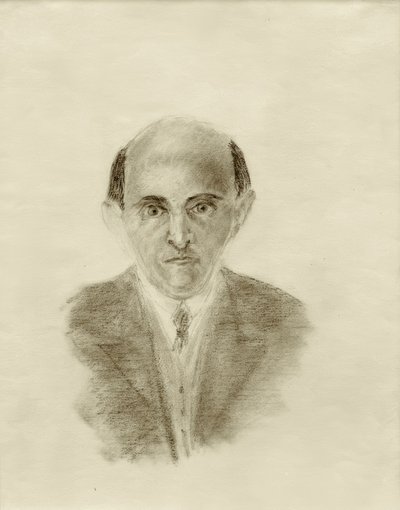 自画像 作： Arnold Schönberg