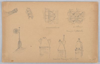 ブールジュの建築の詳細 作： Arnold William Brunner