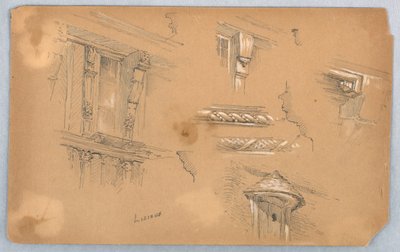 Lisieux の建築詳細 作： Arnold William Brunner