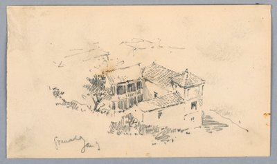 中庭、グラナダ 作： Arnold William Brunner