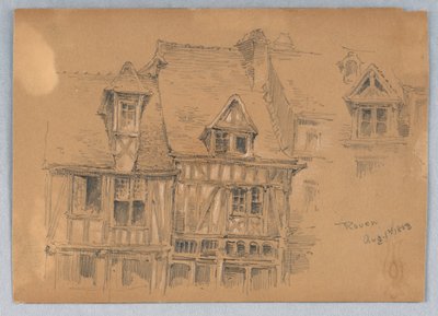 ルーアンの住宅 作： Arnold William Brunner