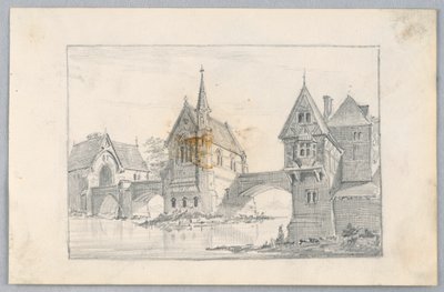 ドイツの町で 作： Arnold William Brunner