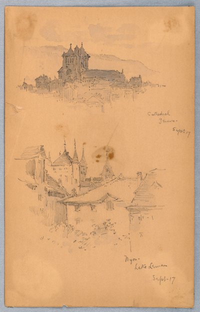 ニヨン、ジュネーブ大聖堂 作： Arnold William Brunner