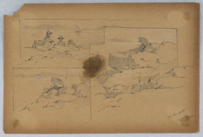 オン・ザ・ロックス、マウント・デザート 作： Arnold William Brunner