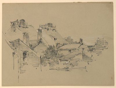屋上 作： Arnold William Brunner