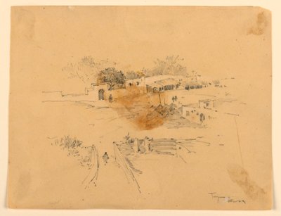 タンジールの広場 作： Arnold William Brunner