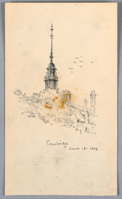 ケンブリッジの尖塔 作： Arnold William Brunner