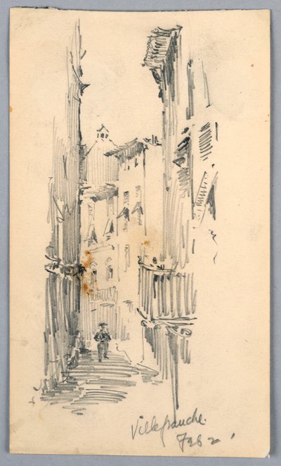 ヴィルフランシュの通り 作： Arnold William Brunner