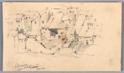 オールド シャトーのヴィルヌーヴ 作： Arnold William Brunner