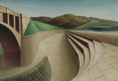 アメリカの風景、1936 作： Arnold Wiltz
