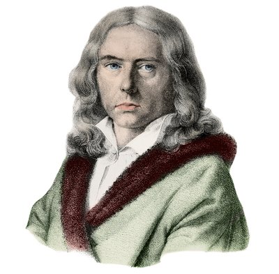 アデルベルト・フォン・シャミッソーの肖像 - ドイツの作家、アデルベルト・フォン・シャミッソー（1781～1838）の肖像 作： Arnold van Westerhout