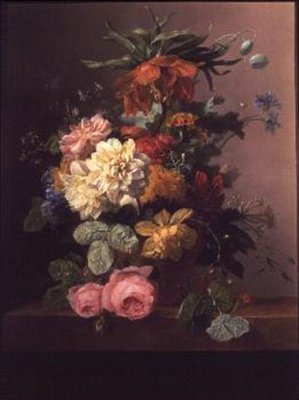 花の静物画（63509と対になっている） 作： Arnoldus Bloemers