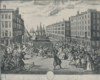 「ビリングスゲートのユーモア、1736年」、1920年 作： Arnoldus van Haecken