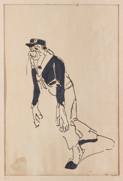 原則について（紙に墨） 作： Aroldo Bonzagni