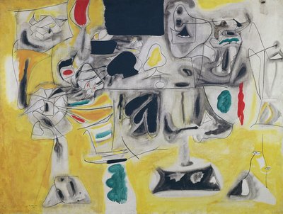Maisema-pöytä 作： Arshile Gorky