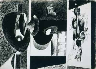 ナイトタイム、エニグマ、ノスタルジア 作： Arshile Gorky