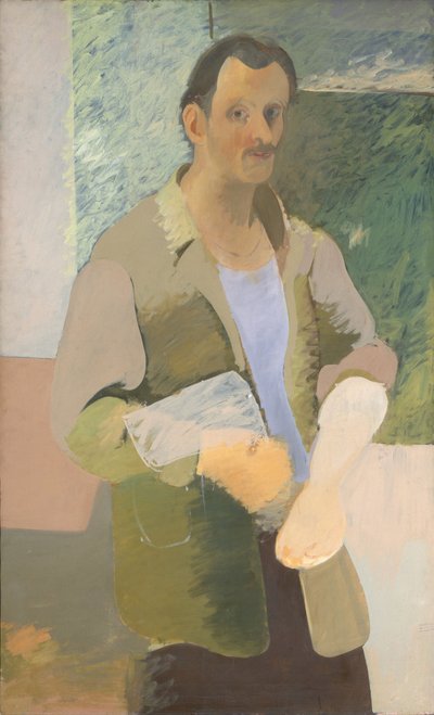 自画像、1937年頃。 作： Arshile Gorky