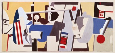 Estudo para mural do Edifício Administrativo, Aeroporto de Newark, Nova Jersey 作： Arshile Gorky