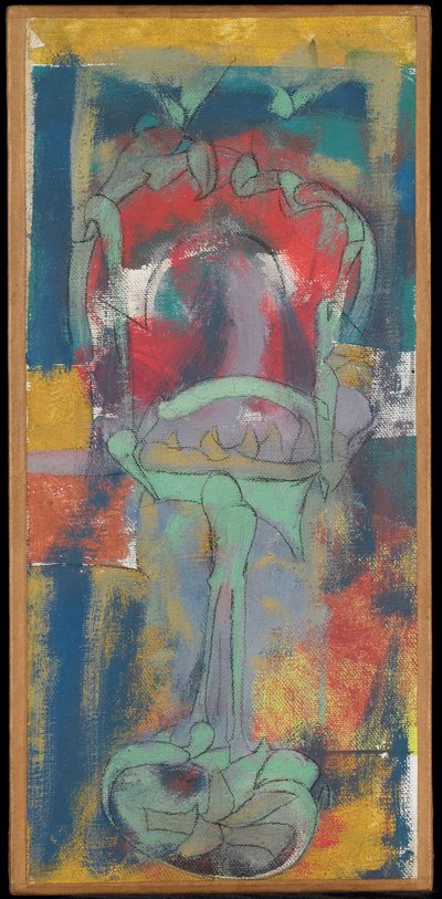 無題、1946年頃（キャンバスに油彩） 作： Arshile Gorky