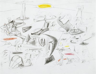 バージニア - 夏 作： Arshile Gorky