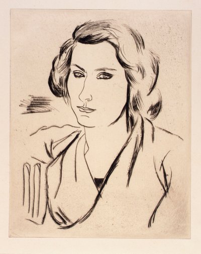 若い女性 作： Arshile Gorky