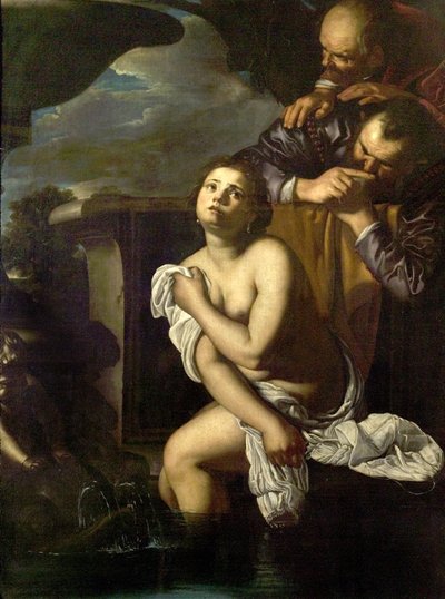 スザンナと長老たち（キャンバスに油彩） 作： Artemisia (attr.to) Gentileschi