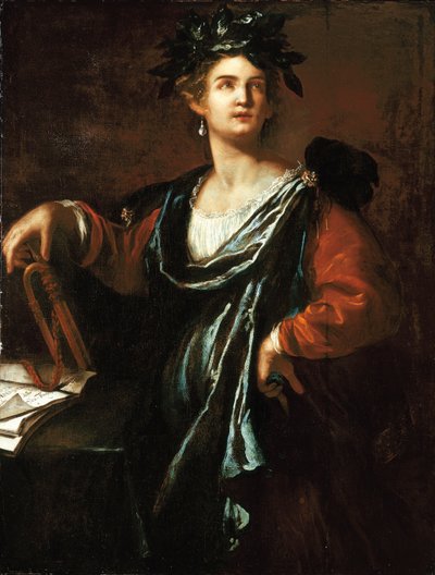 クリオ：歴史の女神、1632 作： Artemisia Gentileschi