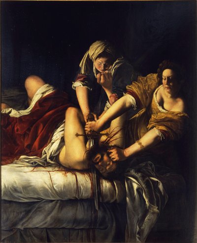 Giuditta decapita Oloferne 作： Artemisia Gentileschi
