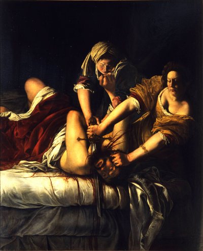 Giuditta decapita Oloferne 作： Artemisia Gentileschi