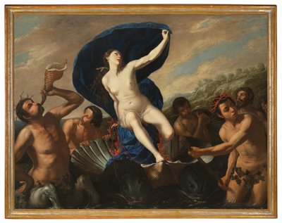 ガラテアの勝利（キャンバスに油彩） 作： Artemisia and associate Gentileschi