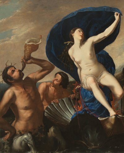ガラテアの勝利（キャンバスに油彩） 作： Artemisia and associate Gentileschi
