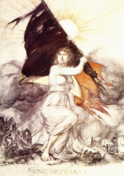 Unconquerable（カラーリトグラフ 作： Arthur (after) Rackham
