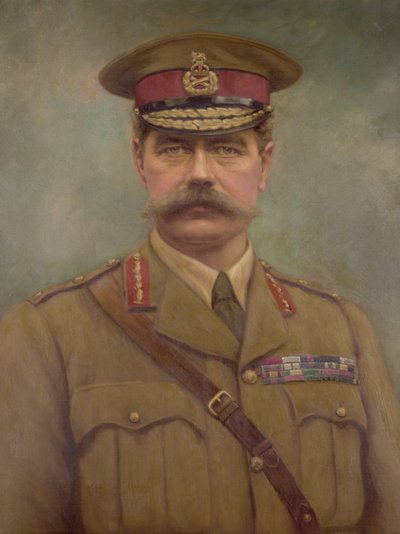 主キッチナーの肖像、1915 作： Arthur Alfred Davis