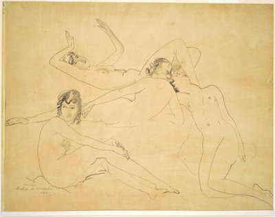 4 つの図 作： Arthur B. Davies
