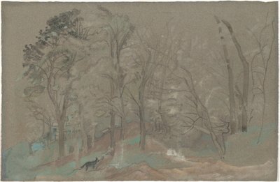 初雪 作： Arthur B. Davies
