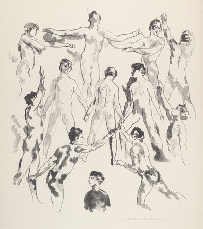 十二人の男 作： Arthur B. Davies