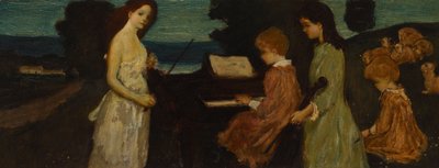 野原の音楽 作： Arthur Bowen Davies