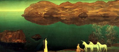 ユニコーン、1906 作： Arthur Bowen Davies