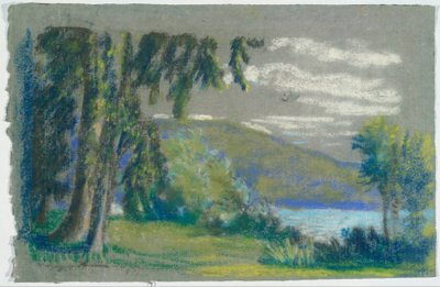 ABデイビスの本、エディション3、50からの風景 作： Arthur Bowen Davies