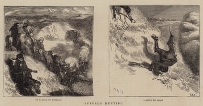 バッファローハンティング 作： Arthur Boyd Houghton