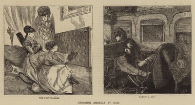 アメリカを鉄道で横断 作： Arthur Boyd Houghton