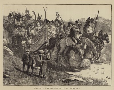 グラフィックアメリカ、カエルタウンレンジャー 作： Arthur Boyd Houghton