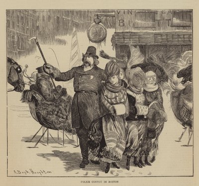 ボストンのグラフィックアメリカ、シェイカーズ、ポリスコンボイ 作： Arthur Boyd Houghton