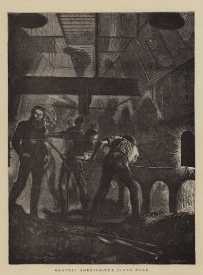 グラフィックアメリカ、ストークホール 作： Arthur Boyd Houghton