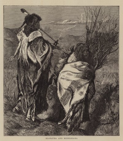 ハイアワサとミネハハ 作： Arthur Boyd Houghton