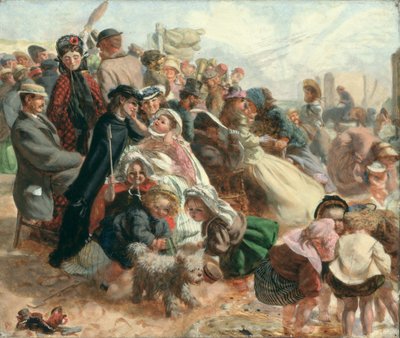 ラムズゲートサンズ、1860年頃 作： Arthur Boyd Houghton