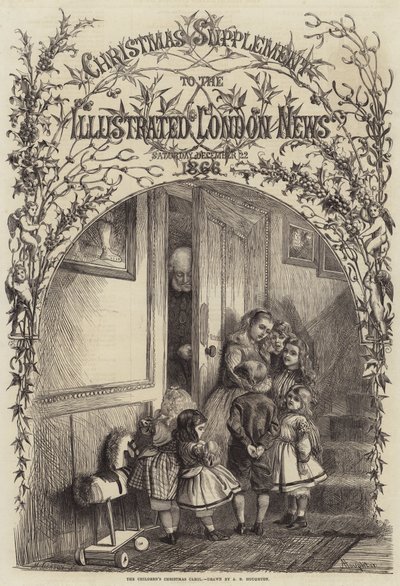 子供のクリスマスキャロル 作： Arthur Boyd Houghton