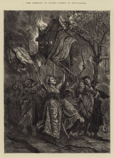 コミューンか死か、モンマルトルの女性たち 作： Arthur Boyd Houghton